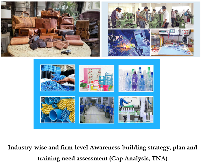 Industry-wise and firm-level awareness-building strategy, plan and training need assessment (Gap Analysis, TNA)