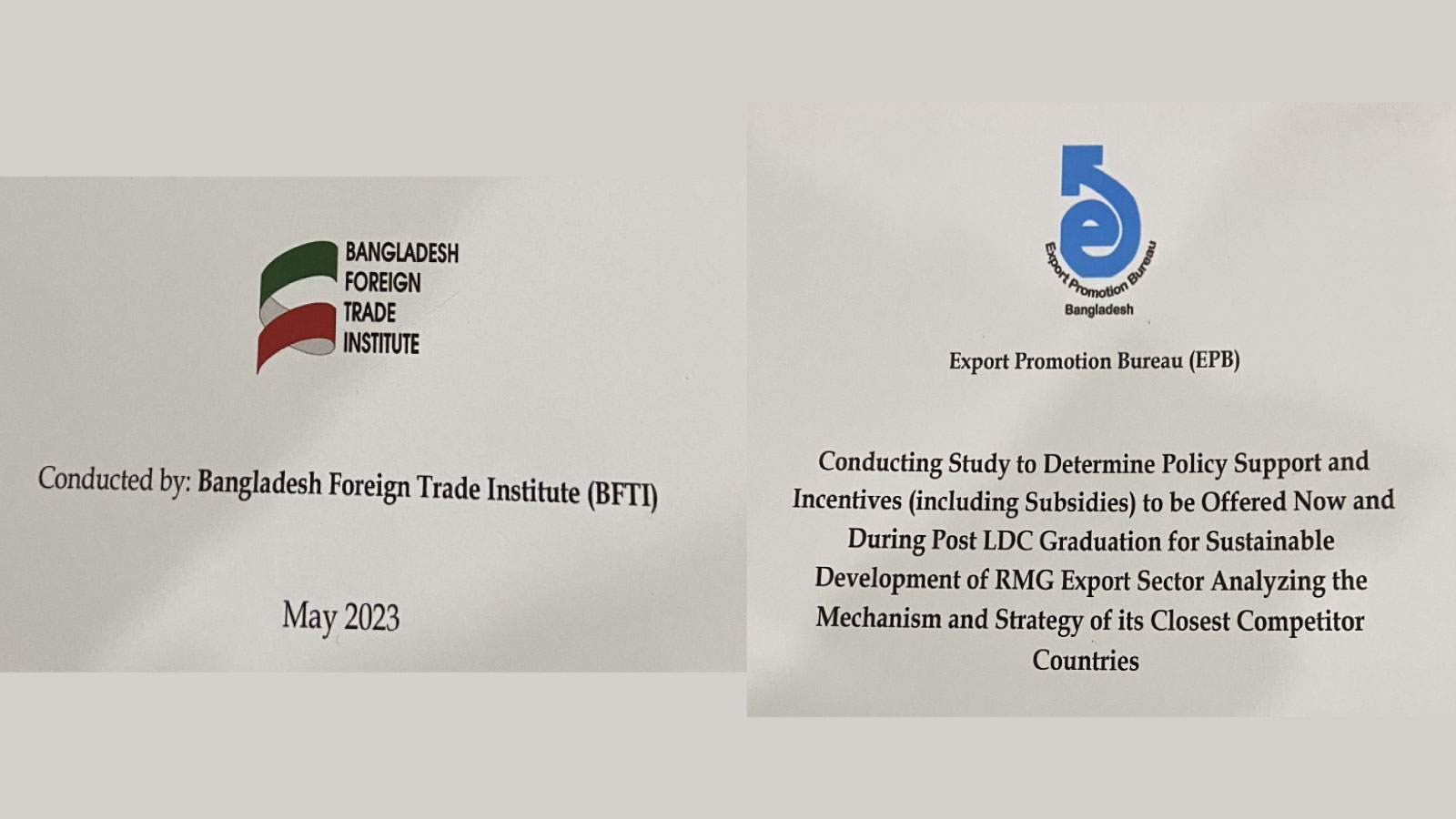 Policy support and incentives (including subsidies) to be offered now and during post-LDC graduation for sustainable development of RMG export sector